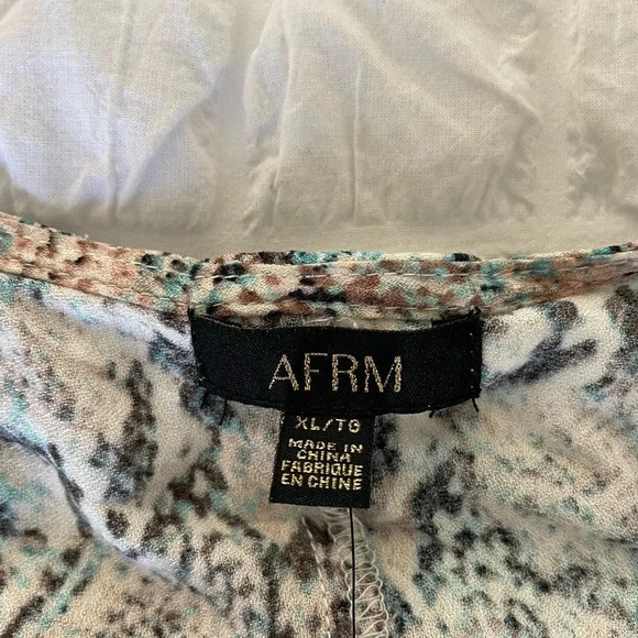 AFRM Mariska snake print midi dress - Picture 6 of 10